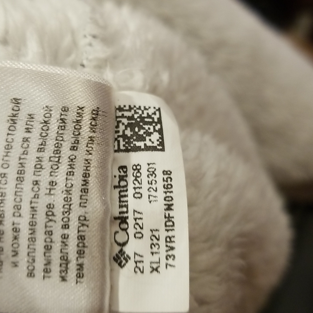 Columbia XL women's plush fleece jacket full zip 2 pockets polyester Like new - Picture 8 of 10